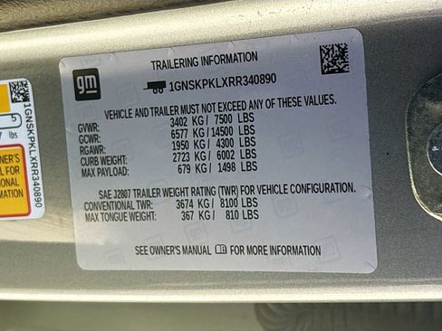 Used 2024 Chevrolet Tahoe Z71 w/ Z71 Off-Road Package AWD/4WD image 33