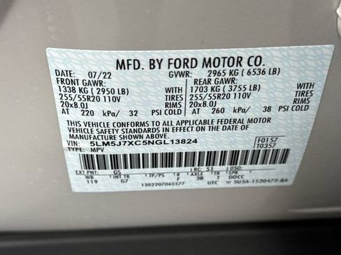 Used 2022 Lincoln Aviator Reserve w/ Elements Package Plus AWD/4WD image 58