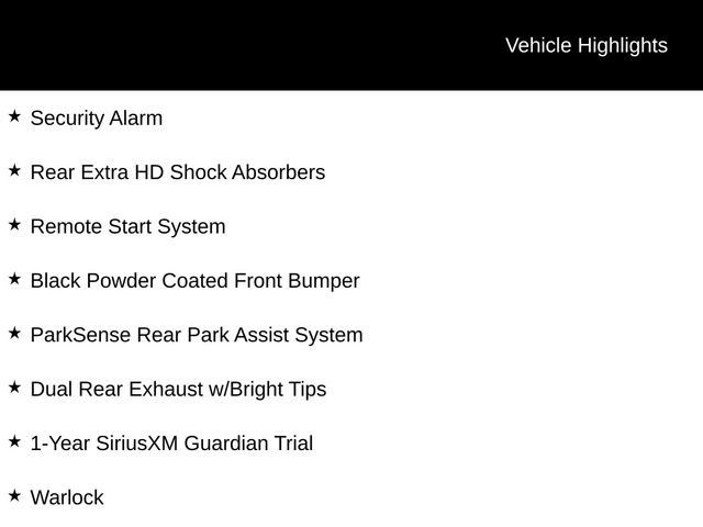 Used 2020 RAM 1500 Warlock w/ Electronics Group AWD/4WD image 6