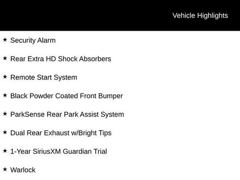 Used 2020 RAM 1500 Warlock w/ Electronics Group AWD/4WD image 6