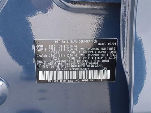 Certified 2024 Subaru Outback Premium image 9