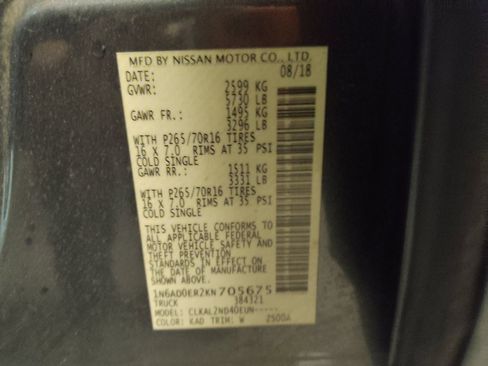 Used 2019 Nissan Frontier SV image 33