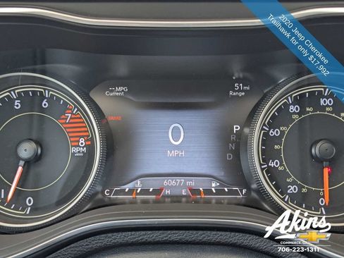 Used 2020 Jeep Cherokee Trailhawk w/ Comfort/Convenience Group AWD/4WD image 25