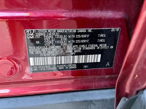 Used 2019 Toyota RAV4 LE w/ All Weather Liner Package image 35