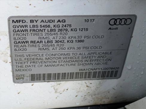 Used 2018 Audi Q5 Prestige w/ Prestige Package AWD/4WD image 14