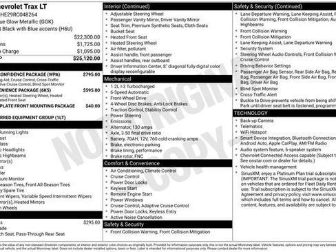 Used 2024 Chevrolet Trax LT w/ Driver Confidence Package FWD image 7