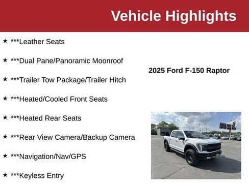 Used 2025 Ford F150 Raptor AWD/4WD image 10