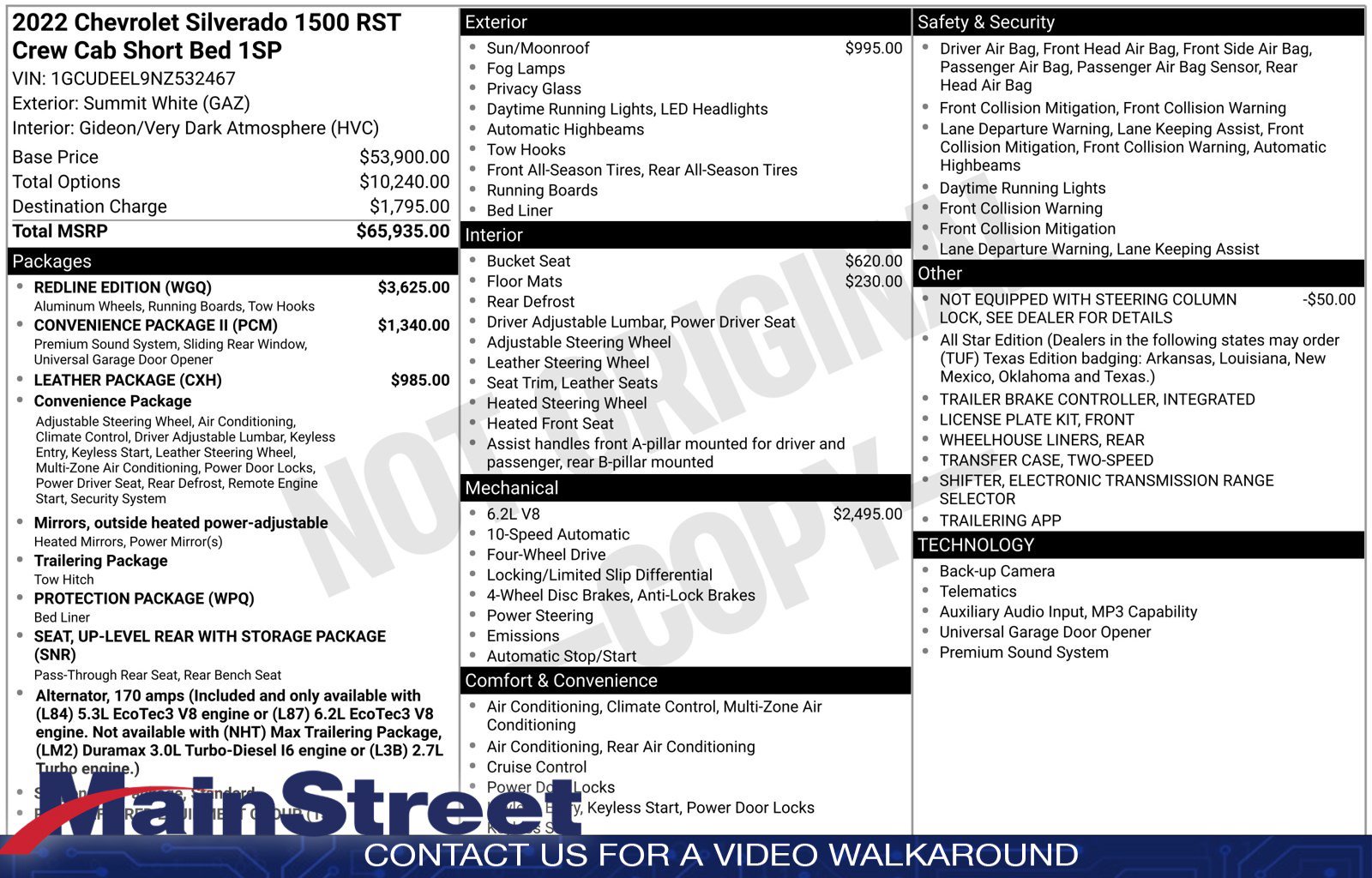 Used 2022 Chevrolet Silverado 1500 RST w/ Redline Edition AWD/4WD image 34