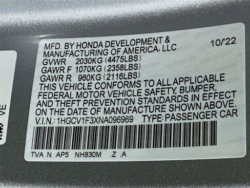 Used 2022 Honda Accord Sport image 30