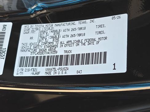 New 2026 Toyota Tundra SR5 AWD/4WD image 34