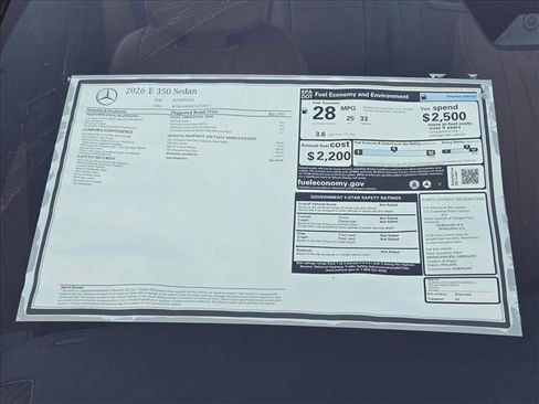 New 2026 Mercedes-Benz E 350 Sedan image 18
