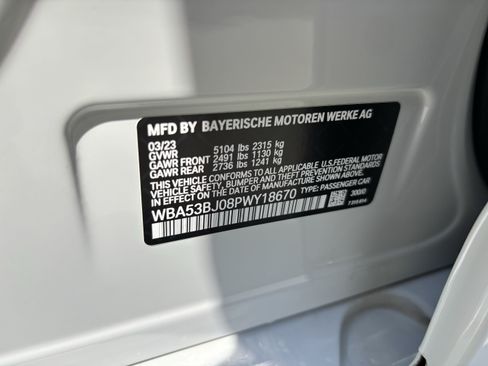 Used 2023 BMW 540i w/ M Sport Package RWD image 37