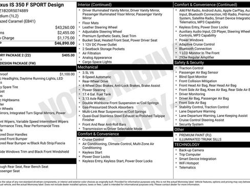 Used 2024 Lexus IS 350 F Sport w/ Accessory Package 2 RWD image 5