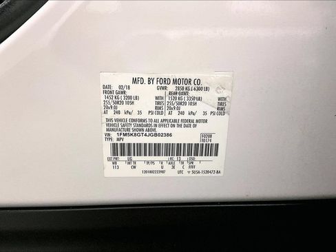 Used 2018 Ford Explorer Sport w/ Equipment Group 401A AWD/4WD image 19