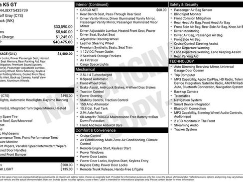 Used 2026 Kia K5 GT w/ GT1 Package FWD image 6