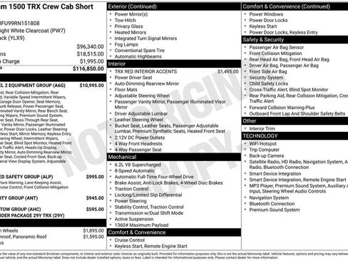 Used 2024 RAM 1500 TRX w/ TRX Level 2 Equipment Group AWD/4WD image 6