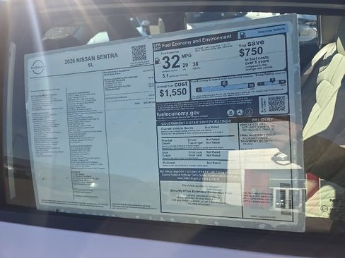 New 2026 Nissan Sentra SL image 32