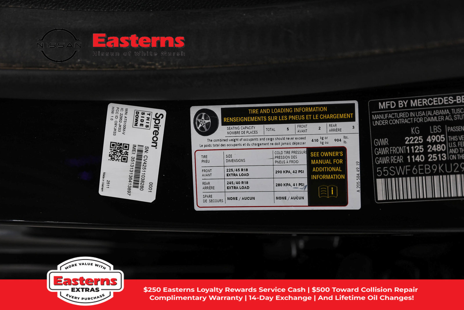 Used 2019 Mercedes-Benz C 43 AMG 4MATIC Sedan w/ Multimedia Package image 36