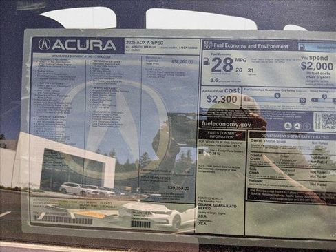 New 2025 Acura ADX A-Spec image 16