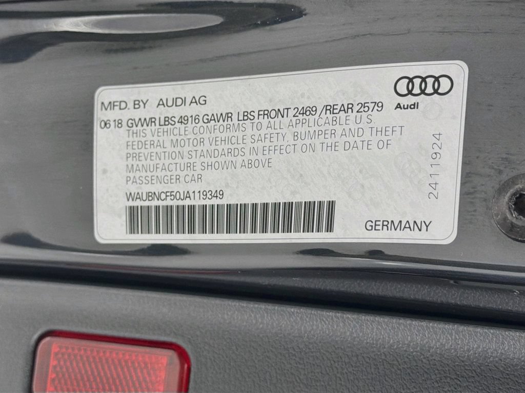 Used 2018 Audi A5 2.0T Premium Plus w/ Premium Plus AWD/4WD image 31