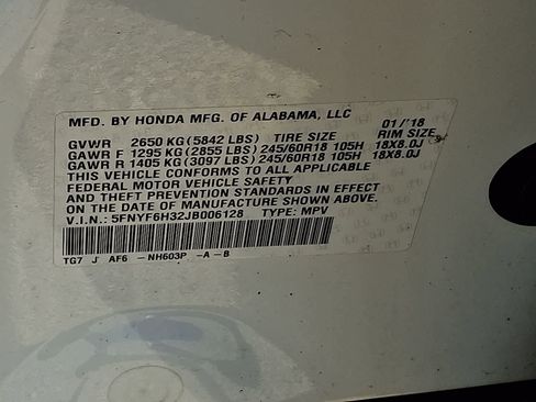 Used 2018 Honda Pilot EX image 27