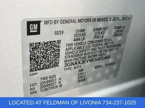 Used 2019 Chevrolet Equinox LT w/ Driver Convenience Package FWD image 32