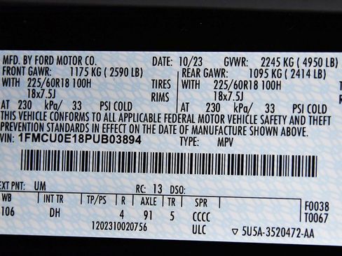 Used 2023 Ford Escape SE w/ PHEV Premium Package image 15