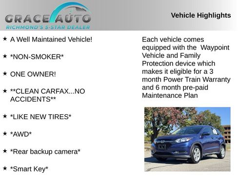 Used 2016 Honda HR-V EX image 2