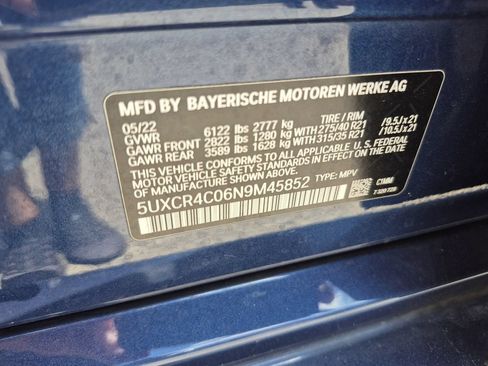 Used 2022 BMW X5 sDrive40i w/ M Sport Package RWD image 19
