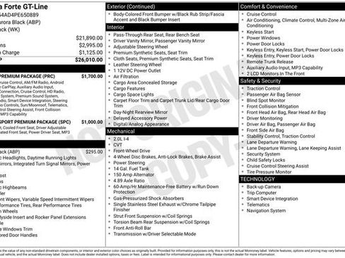 Used 2023 Kia Forte GT-Line w/ GT-Line Premium Package FWD image 28