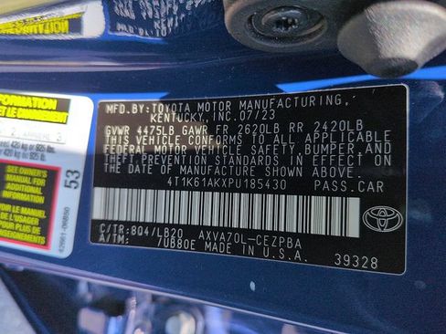 Certified 2023 Toyota Camry XSE FWD image 14