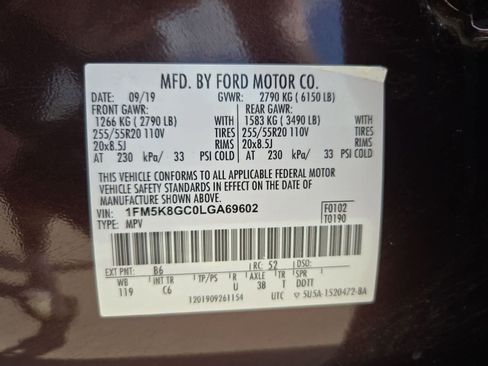 Used 2020 Ford Explorer ST w/ Premium Technology Package AWD/4WD image 35