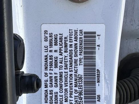 Used 2020 Honda Insight Touring image 12