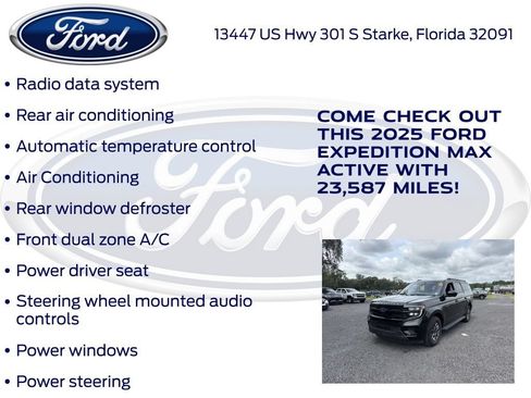 Certified 2025 Ford Expedition Max Active AWD/4WD image 22