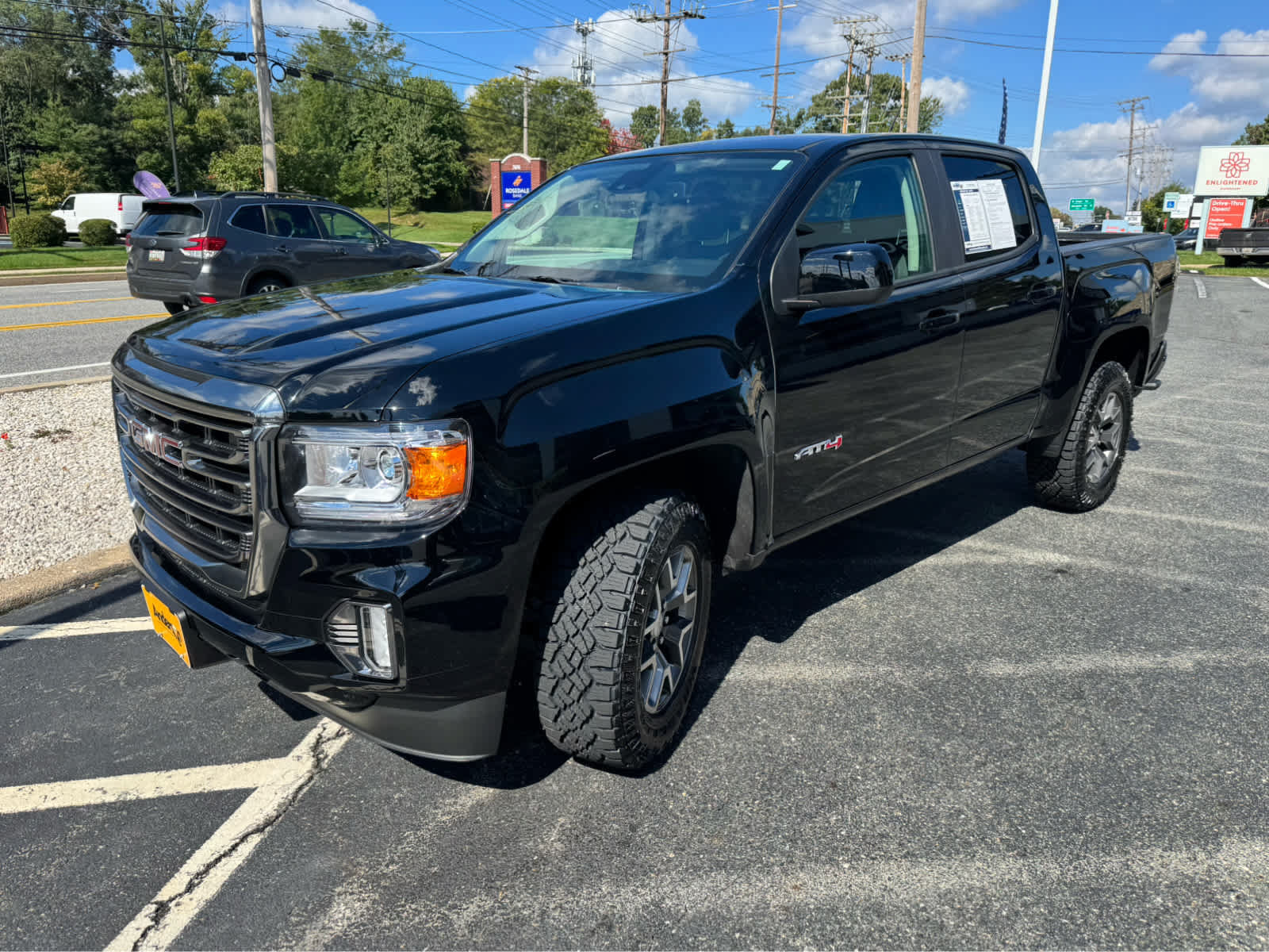 Used 2021 GMC Canyon AT4 w/ Driver Alert Package AWD/4WD image 3