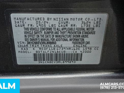 Used 2024 Nissan Versa SV FWD image 53