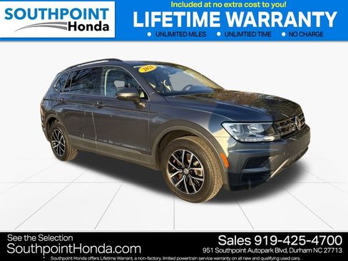 Used 2021 Volkswagen Tiguan SE w/ Panoramic Sunroof Package image 1