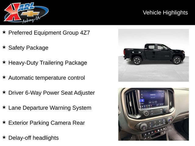 Certified 2022 Chevrolet Colorado Z71 w/ Safety Package AWD/4WD image 2