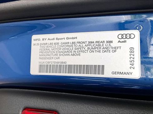 Used 2025 Audi RS 6 performance w/ Black Optic Package AWD/4WD image 19