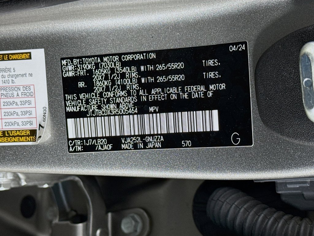 Used 2024 Lexus GX 550 w/ Accessory Package (2T) AWD/4WD image 34