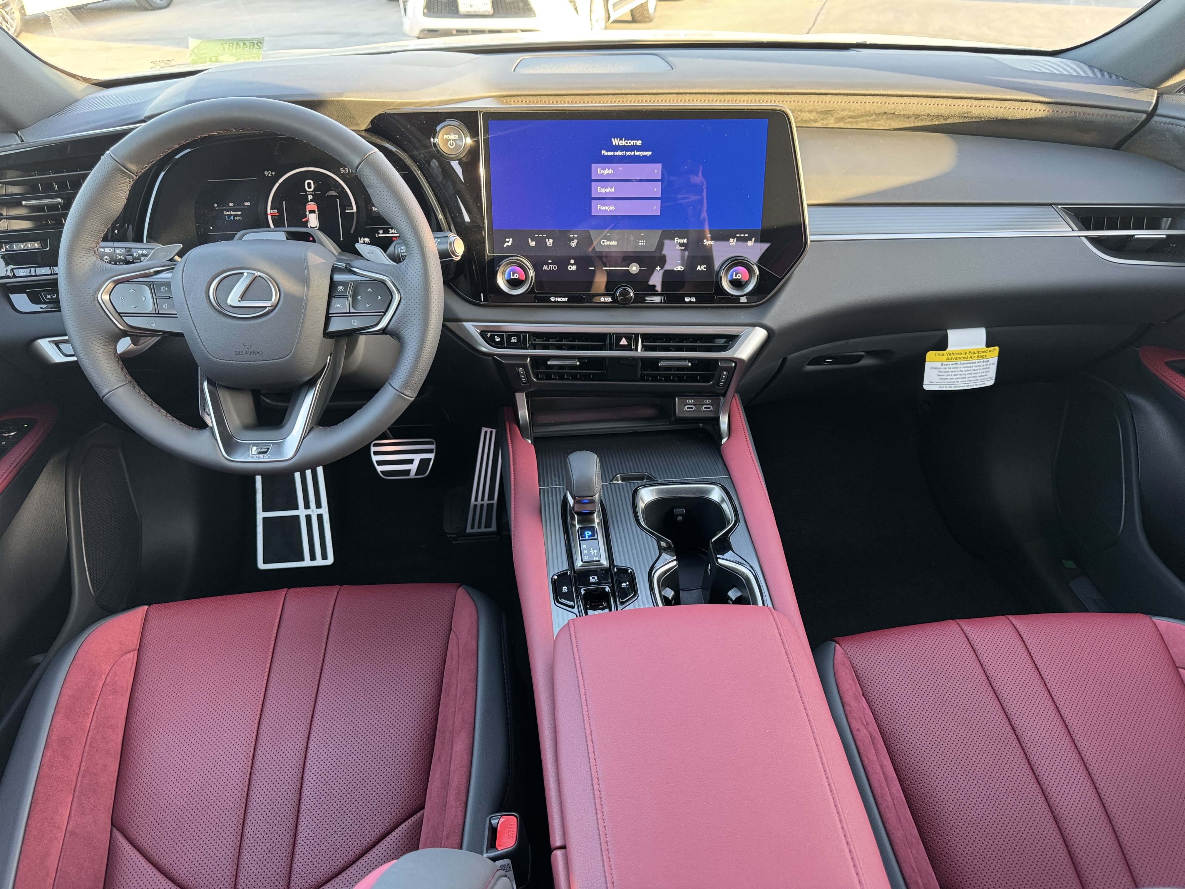 New 2026 Lexus RX 500h F Sport AWD/4WD image 32
