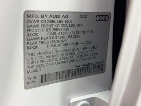 New 2025 Audi Q5 Prestige w/ 20" Wheel Package image 21