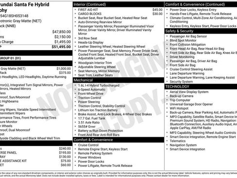 Certified 2025 Hyundai Santa Fe Calligraphy FWD image 7
