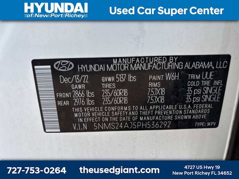 Used 2023 Hyundai Santa Fe SEL FWD image 12