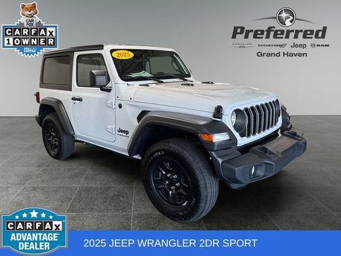 Used 2025 Jeep Wrangler Sport AWD/4WD image 1