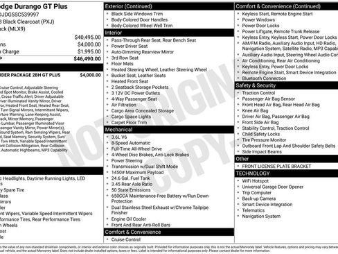 Used 2025 Dodge Durango GT AWD/4WD image 4