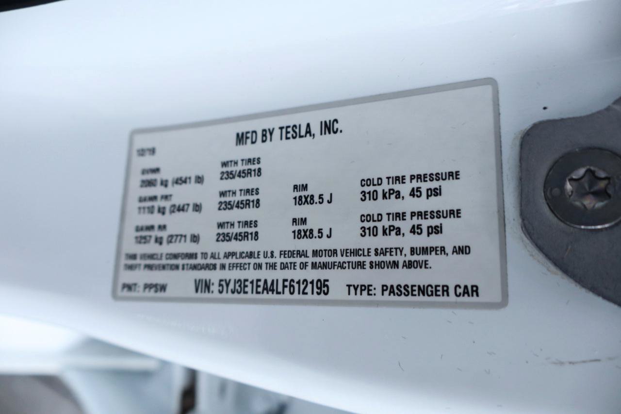 Used 2020 Tesla Model 3 Standard Range RWD image 38