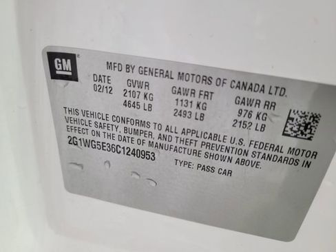 Used 2012 Chevrolet Impala LT w/ LT Sunroof Package image 35