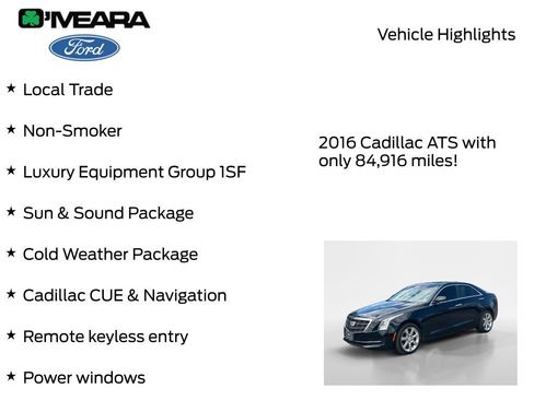 Used 2016 Cadillac ATS Luxury w/ Sun And Sound Package AWD/4WD image 8
