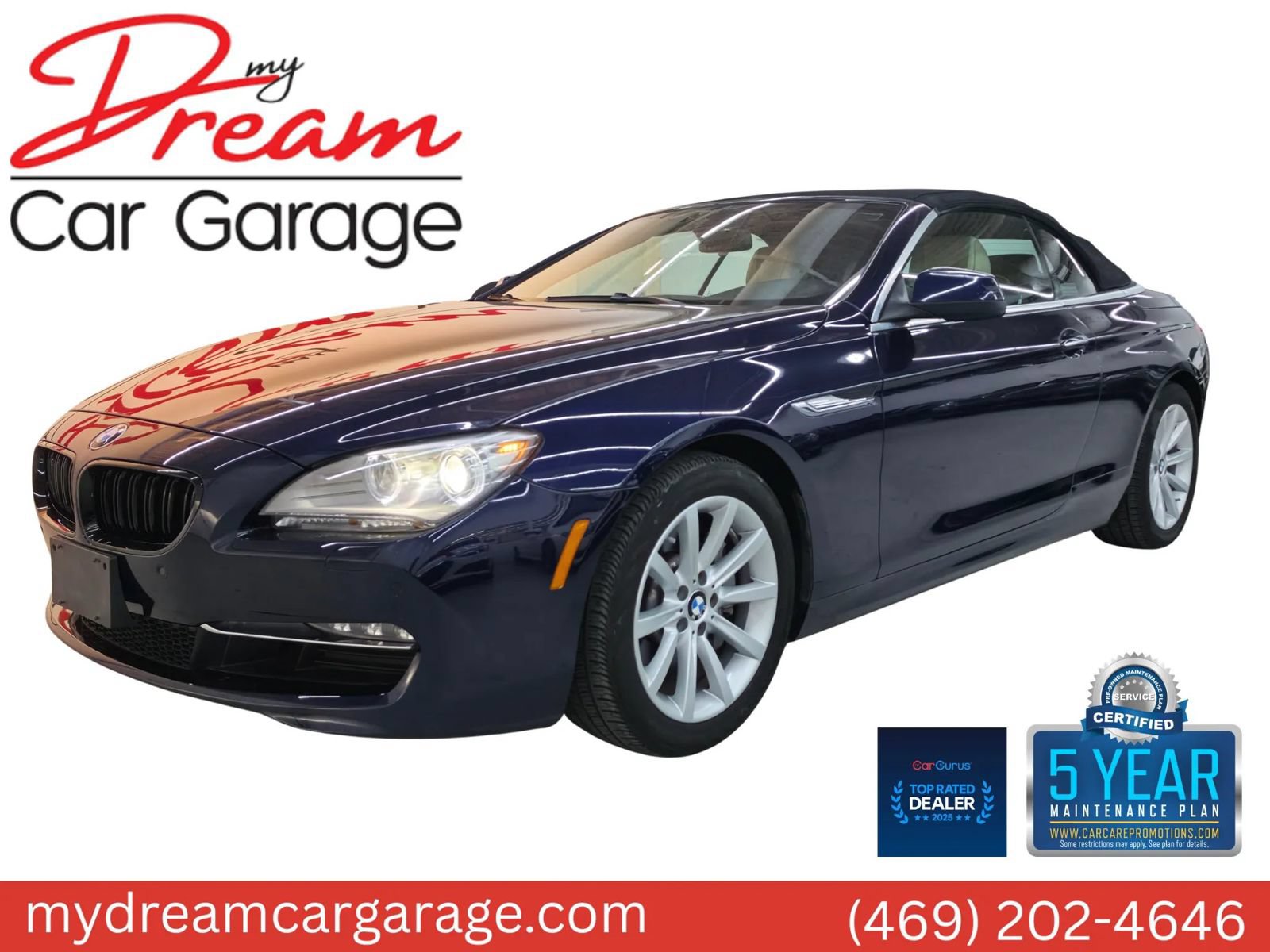 Used 2014 BMW 640i Convertible RWD image 1
